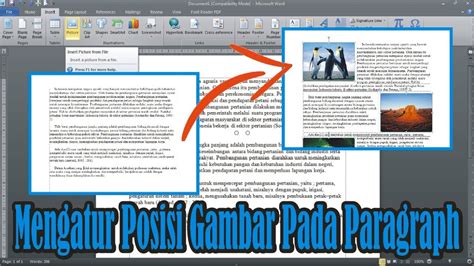 Cara Mengatur Gambar Di Word Agar Rapi